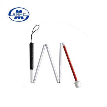 Foldable Blind Guide Walking Stick with Rotatable Tip